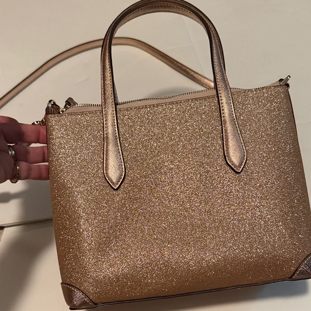 Kate Spade Sparkling Gold Satchel - Picture 4 of 6